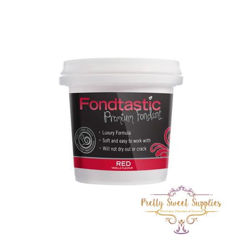 RED Fondtastic Vanilla Flavoured Fondant 8oz/226gm