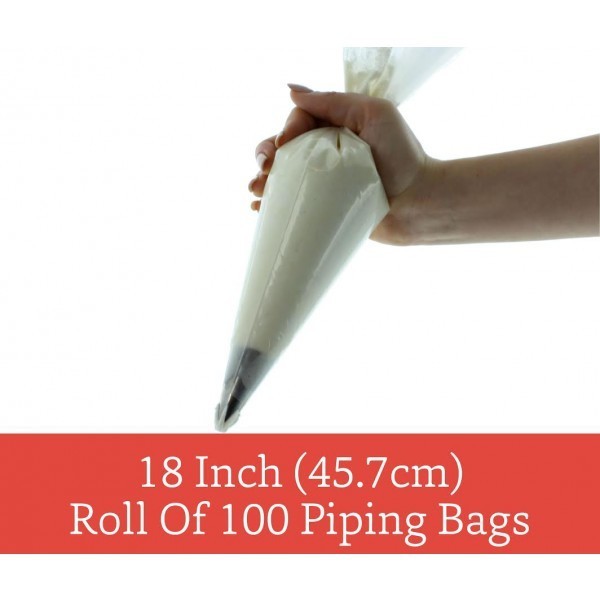 Large disposable piping bags 18 inch