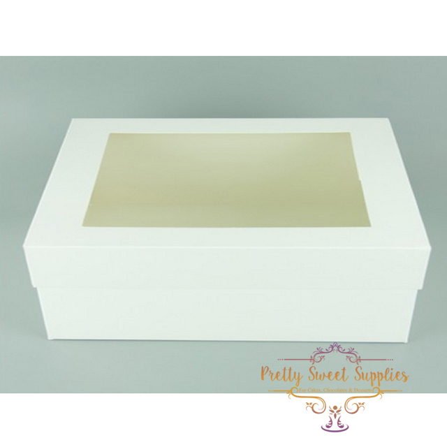 Cake Box Clear Lid 16" x 20" (6" Deep)
