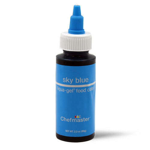 SKY BLUE Chefmaster Gel Colour 2.3oz