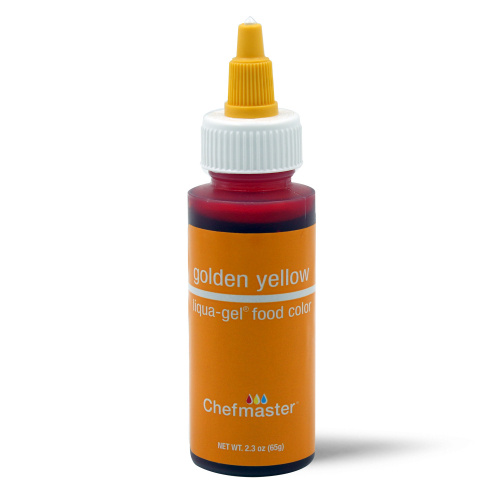 GOLDEN YELLOW Chefmaster Gel Colour 2.3oz