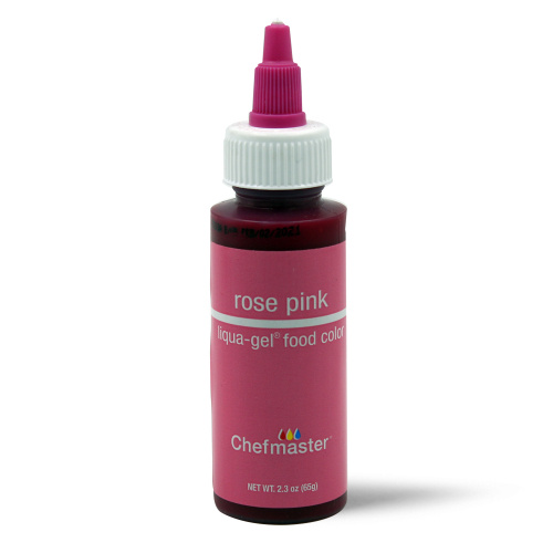 ROSE PINK Chefmaster Gel Colour 2.3oz