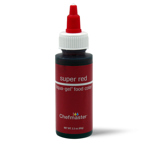 SUPER RED Chefmaster Gel Colour 2.3oz