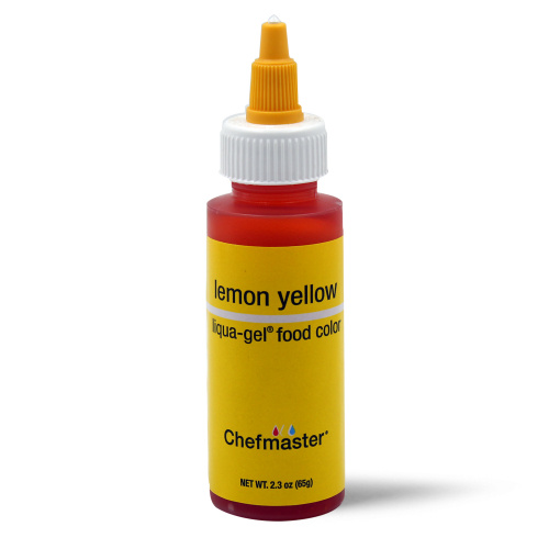 LEMON YELLOW Chefmaster Gel Colour 2.3oz