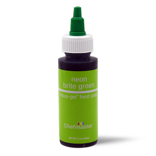 NEON BRITE GREEN Chefmaster Gel Colour 2.3oz