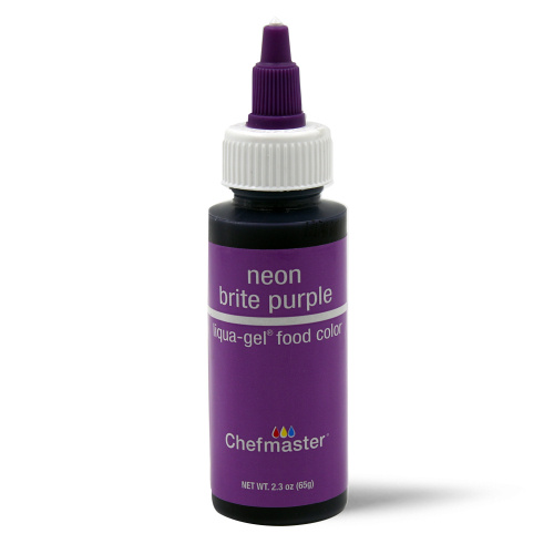 NEON BRITE PURPLE Chefmaster Gel Colour 2.3oz