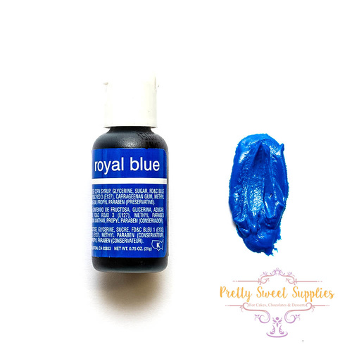 ROYAL BLUE Chefmaster Gel Colour - 0.7oz