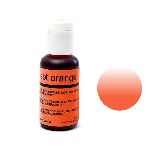 SUNSET ORANGE Chefmaster Airbrush Colour