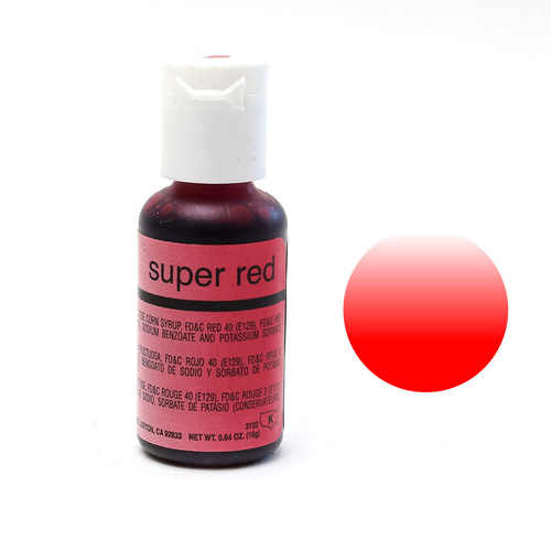 SUPER RED Chefmaster Airbrush Colour