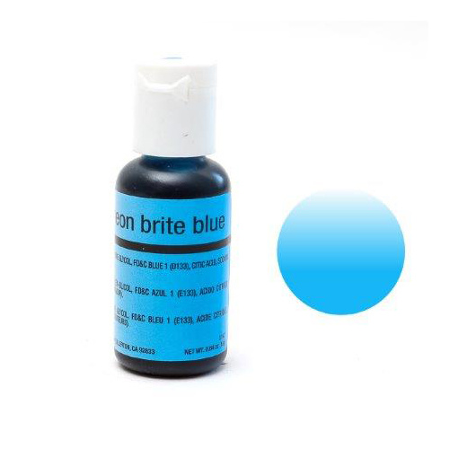 NEON BRITE BLUE Chefmaster Airbrush Colour