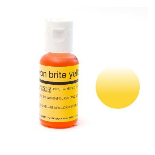 NEON BRITE YELLOW Chefmaster Airbrush Colour
