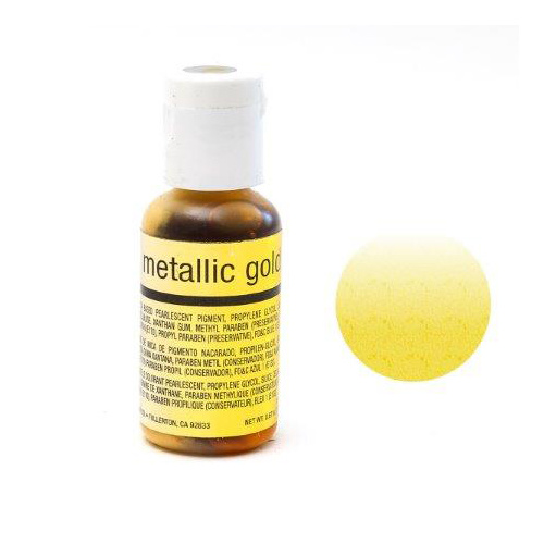 METALLIC GOLD Chefmaster Airbrush Colour - 0.67 OZ/19 GRAMS