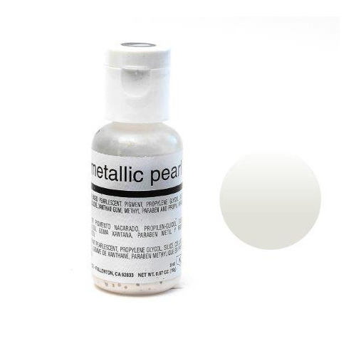METALLIC PEARL Chefmaster Airbrush Colour - 0.67 OZ/19 GRAMS