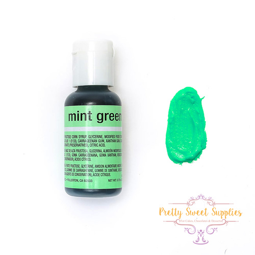 MINT GREEN Chefmaster Gel Colour - 0.7oz