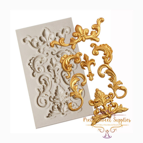 SCROLLS FLOURISH Silicone Mould