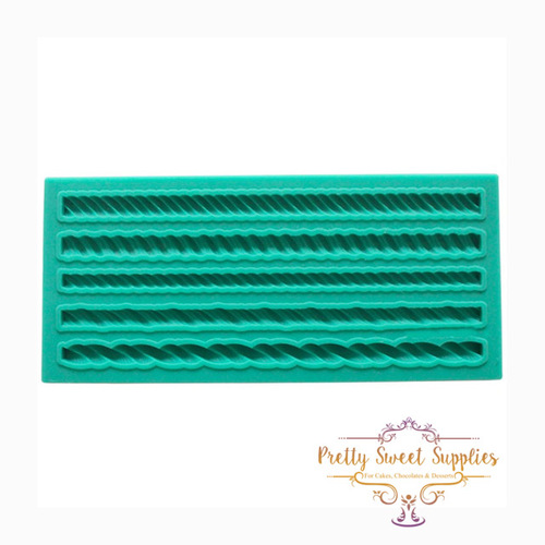 ASSORTED TWISTED ROPES Silicone Mould