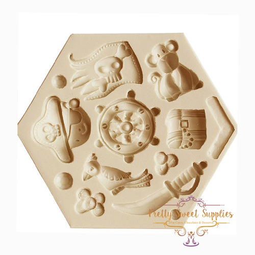 PIRATE MOTIFS Silicone Mould
