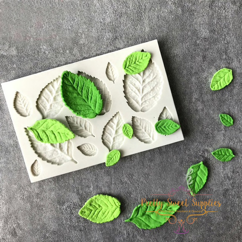 ASSORTED ROSE LEAVES Silicone Mould