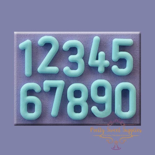 ROUNDED NUMBER Silicone Mould