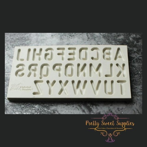 ROUNDED ALPHABET Silicone Mould