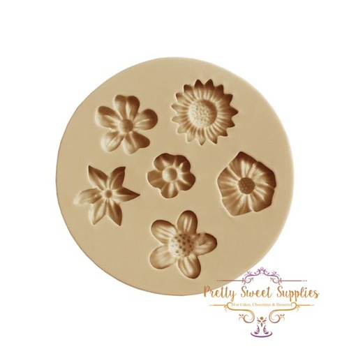 ASSORTED MINI FLOWERS Silicone Mould
