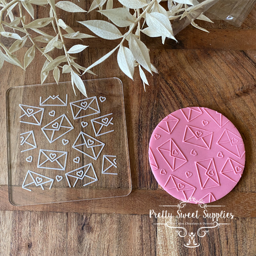 HEART ENVELOPES Pattern Debosser