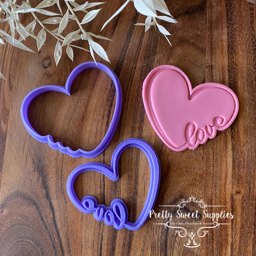 LOVE HEART Cutter and Embosser Set