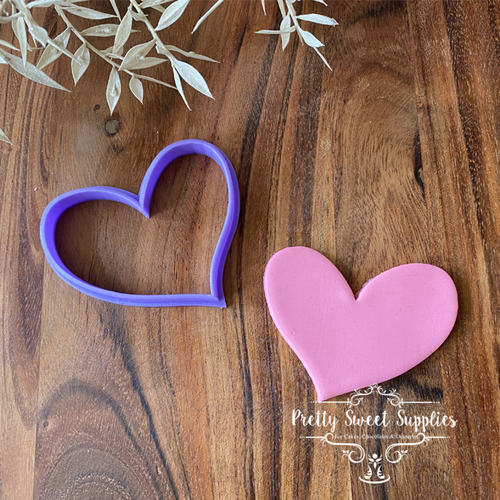 WHIMSICAL HEART Cookie Cutter - 70mm