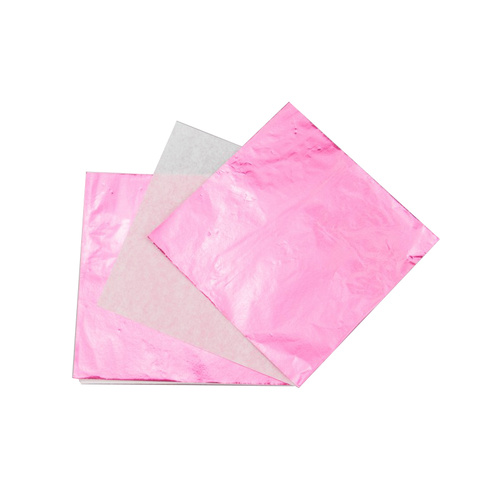 BABY PINK Foil Chocolate Wrap - 4inch x 4inch