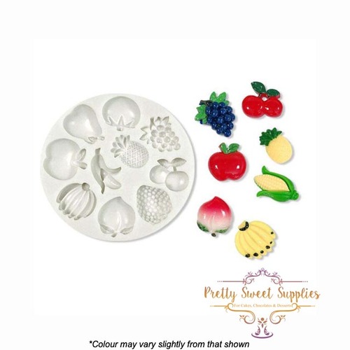 ASSORTED FRUIT Silicone Mould - 10 pack