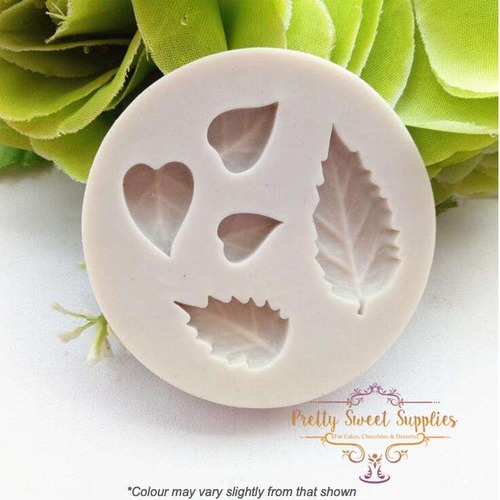 ASSORTED MINI LEAVES Silicone Mould 5 pack