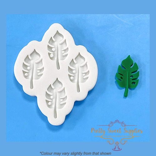 SMALL MONSTERA LEAVES Silicone Mould - 4 pack