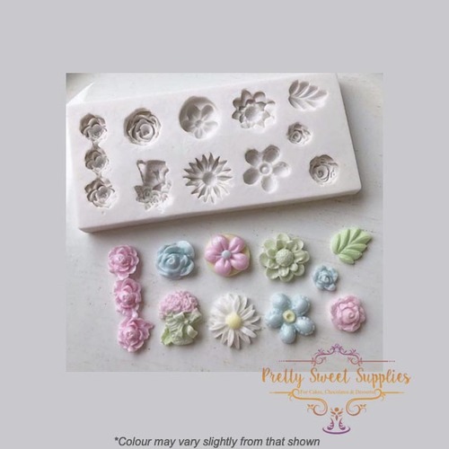 ASSORTED FLOWERS SET 1 Silicone Mould