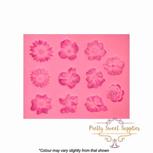 ASSORTED FLOWERS SET 2 Silicone Mould