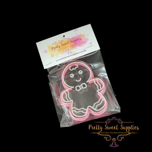 GINGERBREAD MAN Cookie Cutter Debosser Set
