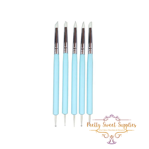 Modelling Tools - Set of 5 - Small Silicone Tip & Balled Tip