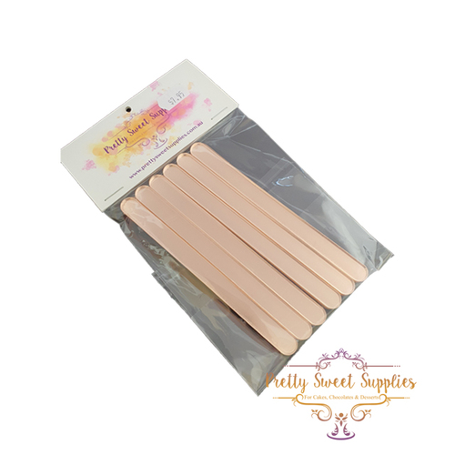 ROSE GOLD Cake Popsicle Sticks 12cm - 12pc