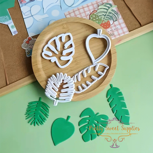TROPICAL LEAF Cutters - Set of 4