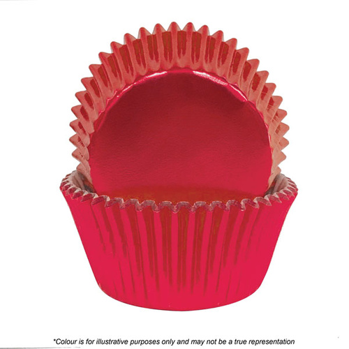 Baking Cups RED FOIL 408 (72pc)