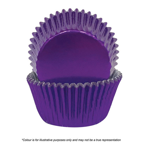 Baking Cups PURPLE FOIL 408 (72pc)