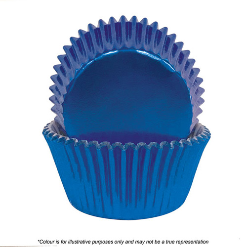 Baking Cups BLUE FOIL 408 (72pc)
