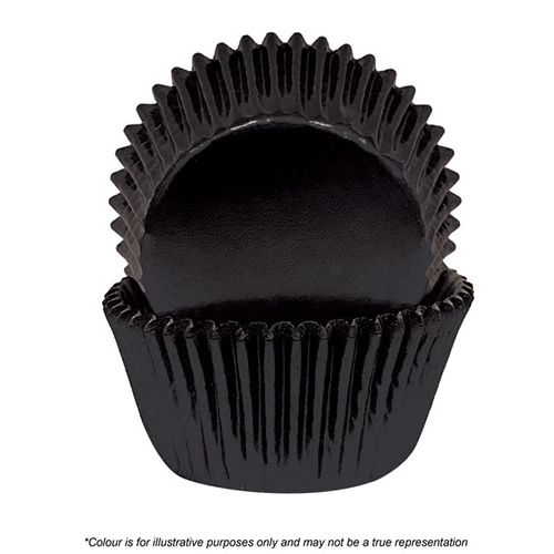 Baking Cups BLACK FOIL 408 (72pc)