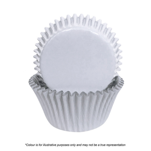 Baking Cups WHITE FOIL 408 (72pc)