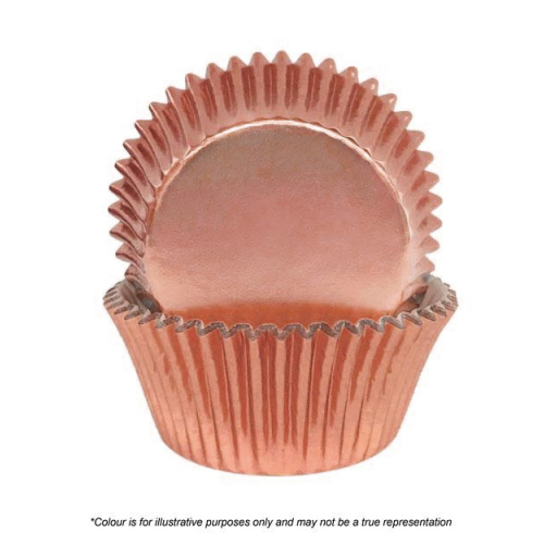 Baking Cups ROSE GOLD FOIL 700 (72pc)