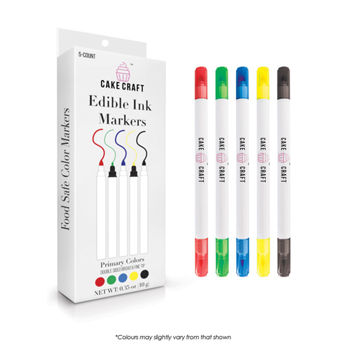 PRIMARY COLOURS Edible Ink Markers (5 colours)