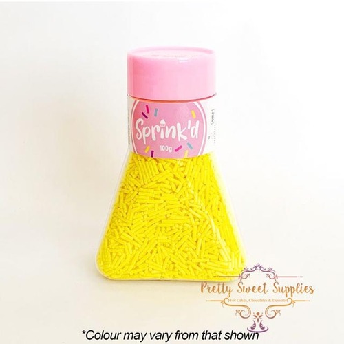JIMMIES YELLOW Sprinkles - 100G