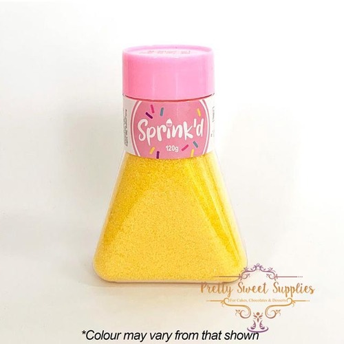 SANDING SUGAR | YELLOW Sprinkles - 120G