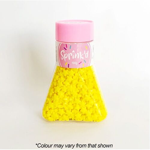 STARS YELLOW Sprinkles 7mm - 100g