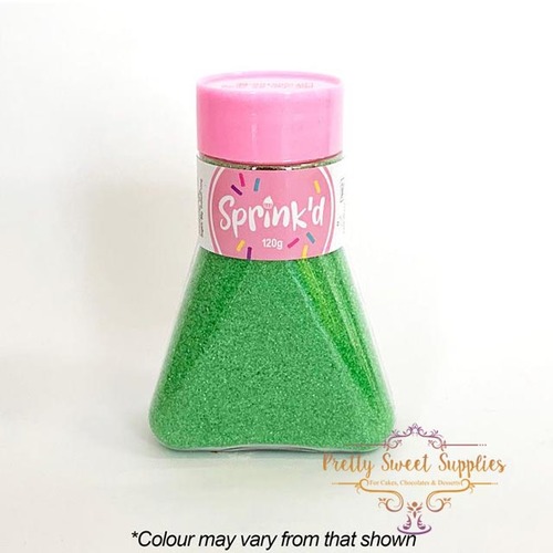 SANDING SUGAR GREEN Sprinkles - 120G