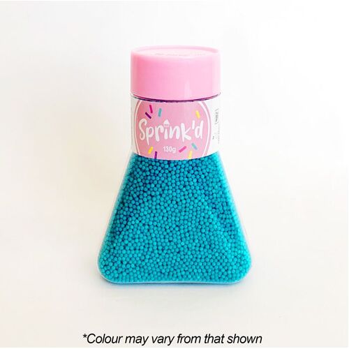 SUGAR BALLS BRIGHT BLUE Sprinkles 2mm - 130g